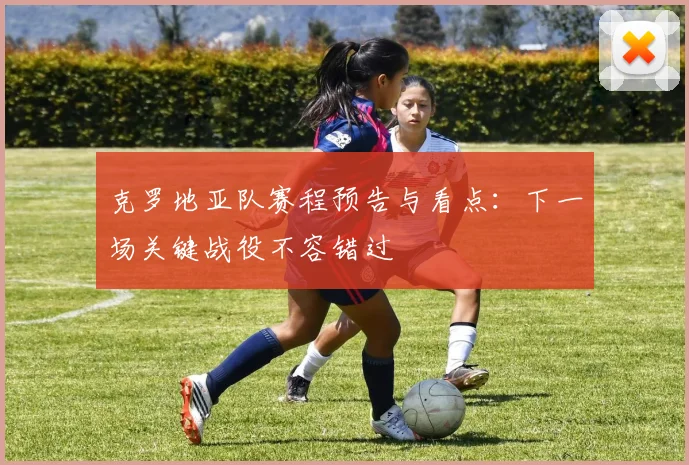 克罗地亚队赛程预告与看点:下一场关键战役不容错过